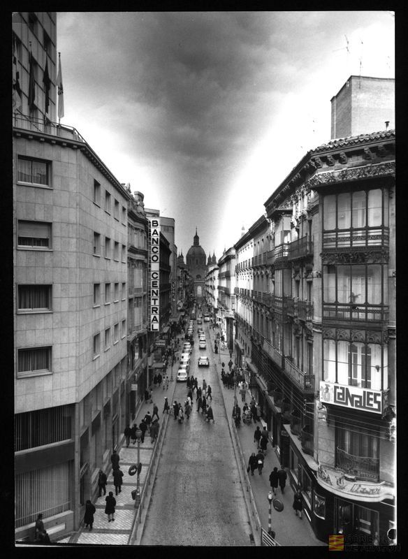 Vista de la calle Alfonso I. Manuel Coyne